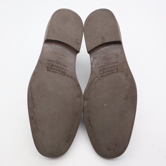 Maison Martin Margelia Washed Leather Men's Eu Size 43 Cap Toe Oxford - Picture 7 of 11